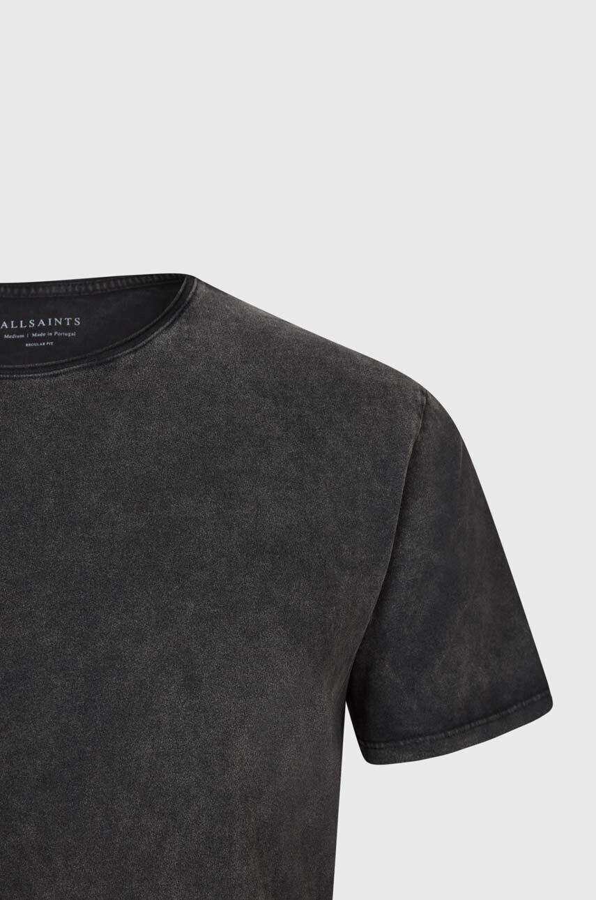 AllSaints Longsleeve moški siva barva - Pepit.si