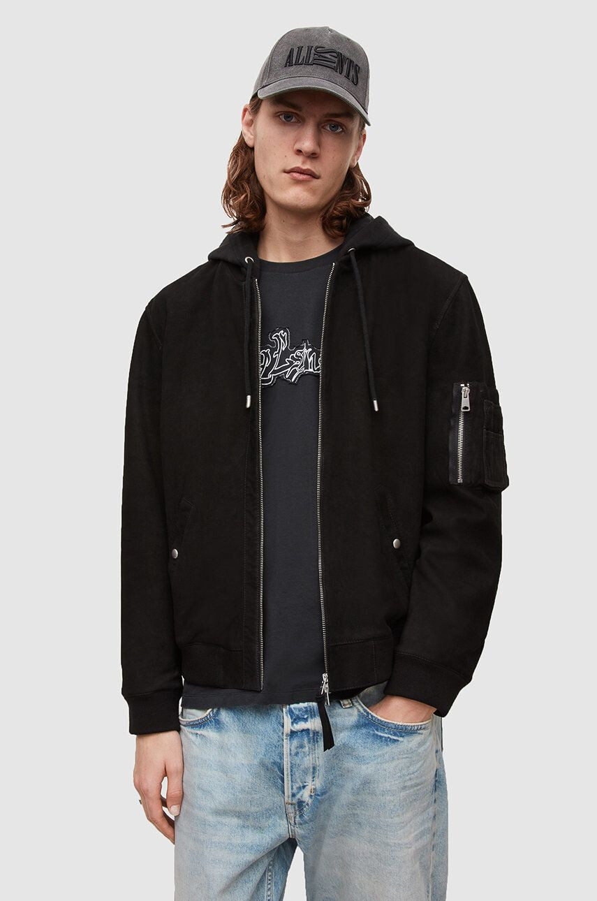 AllSaints semiš bomber jakna - Pepit.si