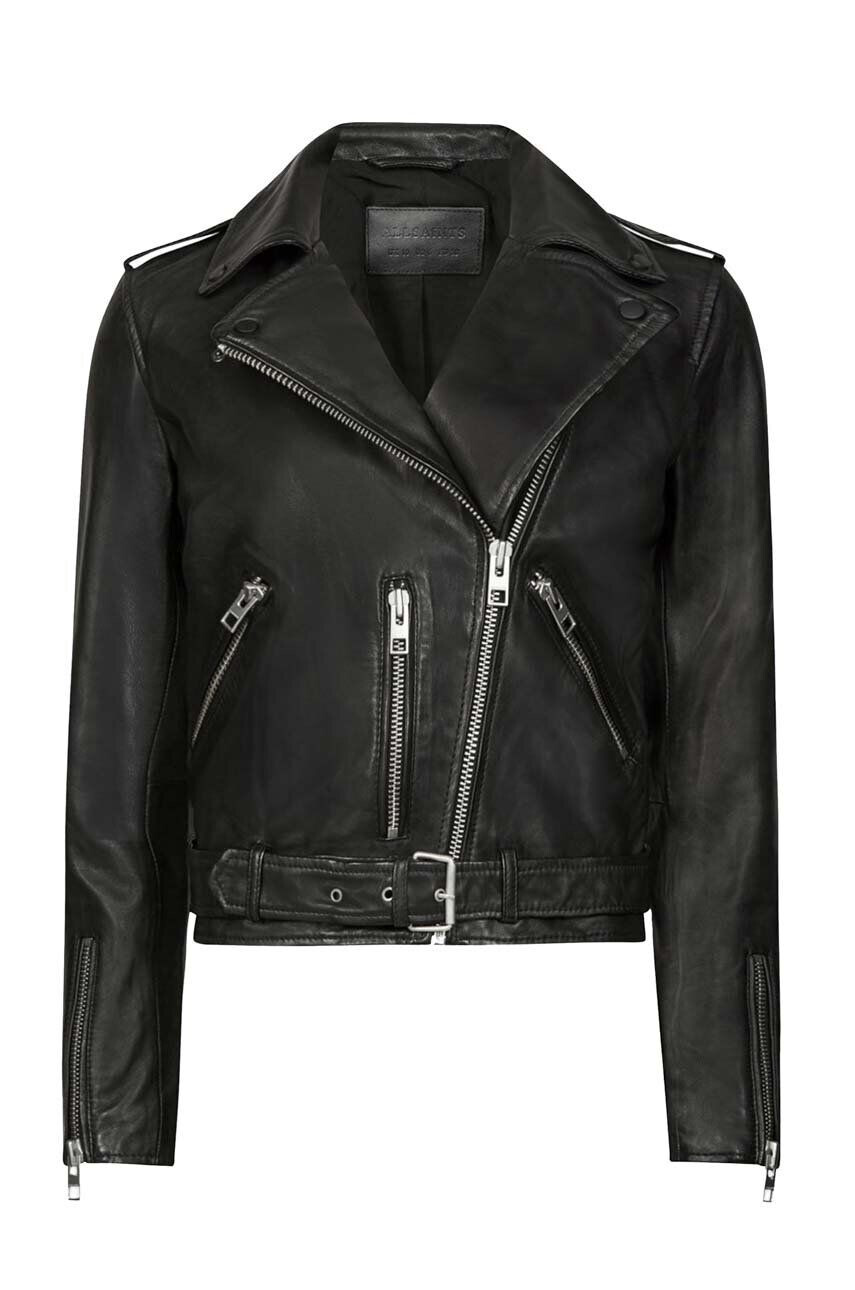 AllSaints usnjena jakna Balfern Biker - Pepit.si