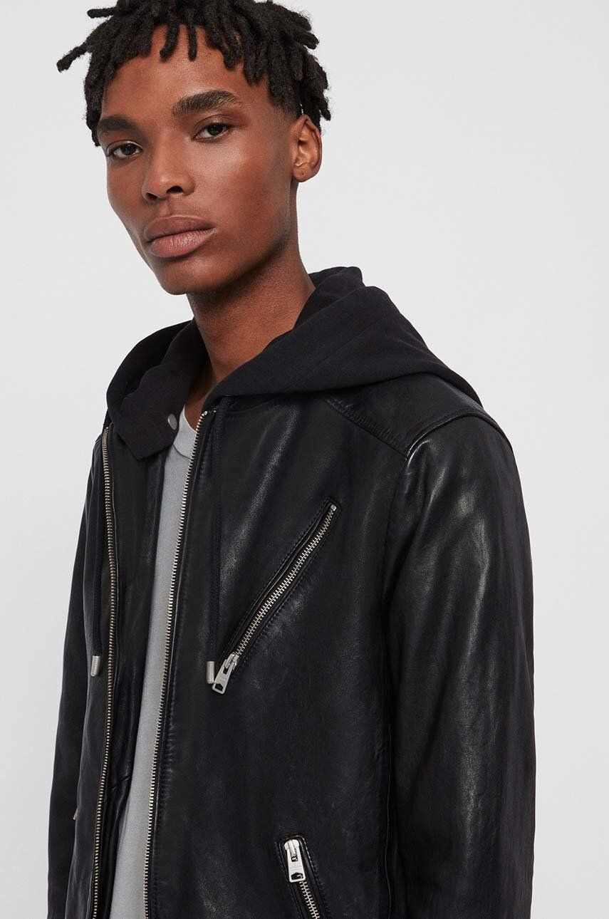 AllSaints usnjena jakna Harwood Jacket - Pepit.si