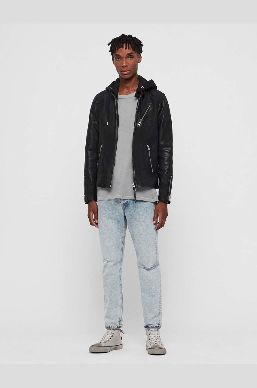 AllSaints usnjena jakna Harwood Jacket - Pepit.si