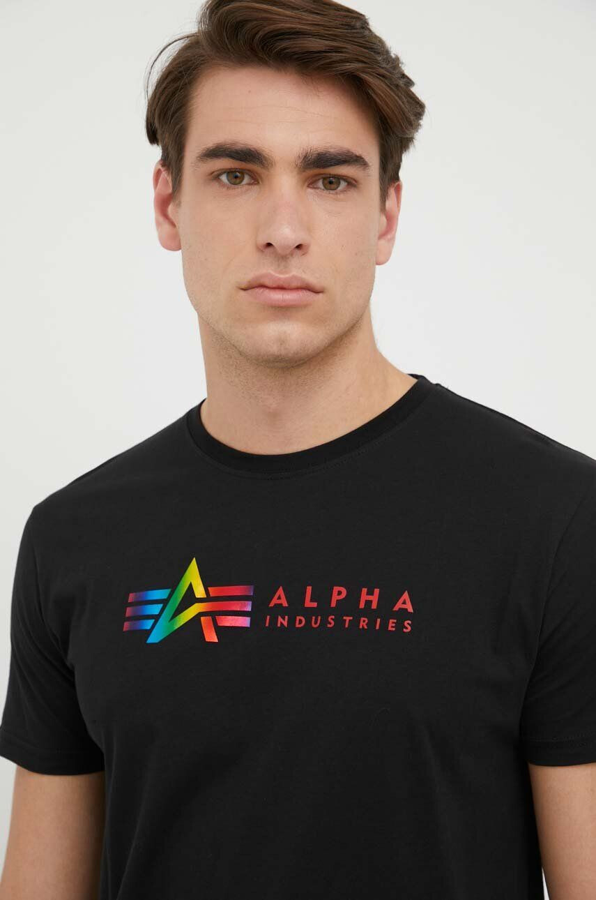 Alpha Industries Bombažna kratka majica - Pepit.si