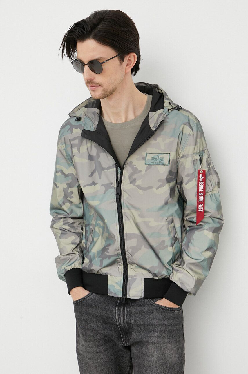 Alpha Industries Jakna moška zelena barva - Pepit.si