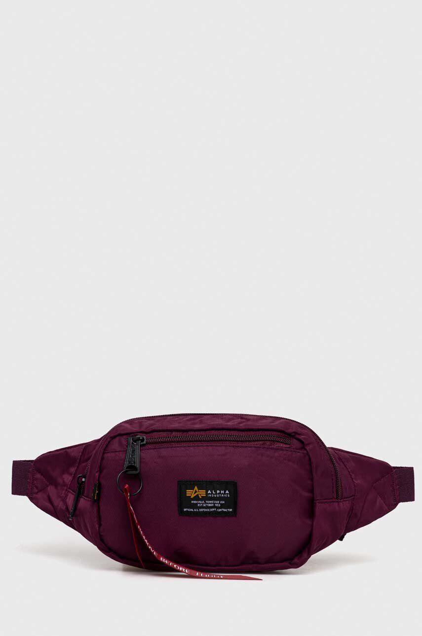 Alpha Industries Torbica za okoli pasu bordo barva - Pepit.si