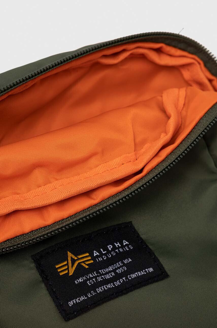 Alpha Industries Torbica za okoli pasu zelena barva - Pepit.si