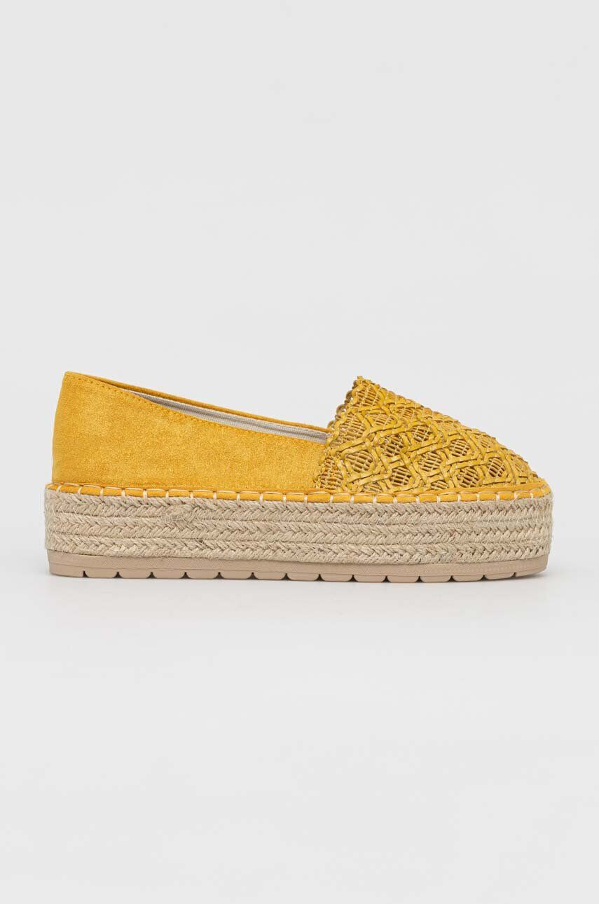 Answear Lab Espadrile rumena barva - Pepit.si