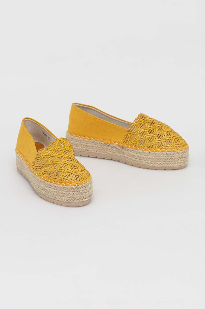 Answear Lab Espadrile rumena barva - Pepit.si