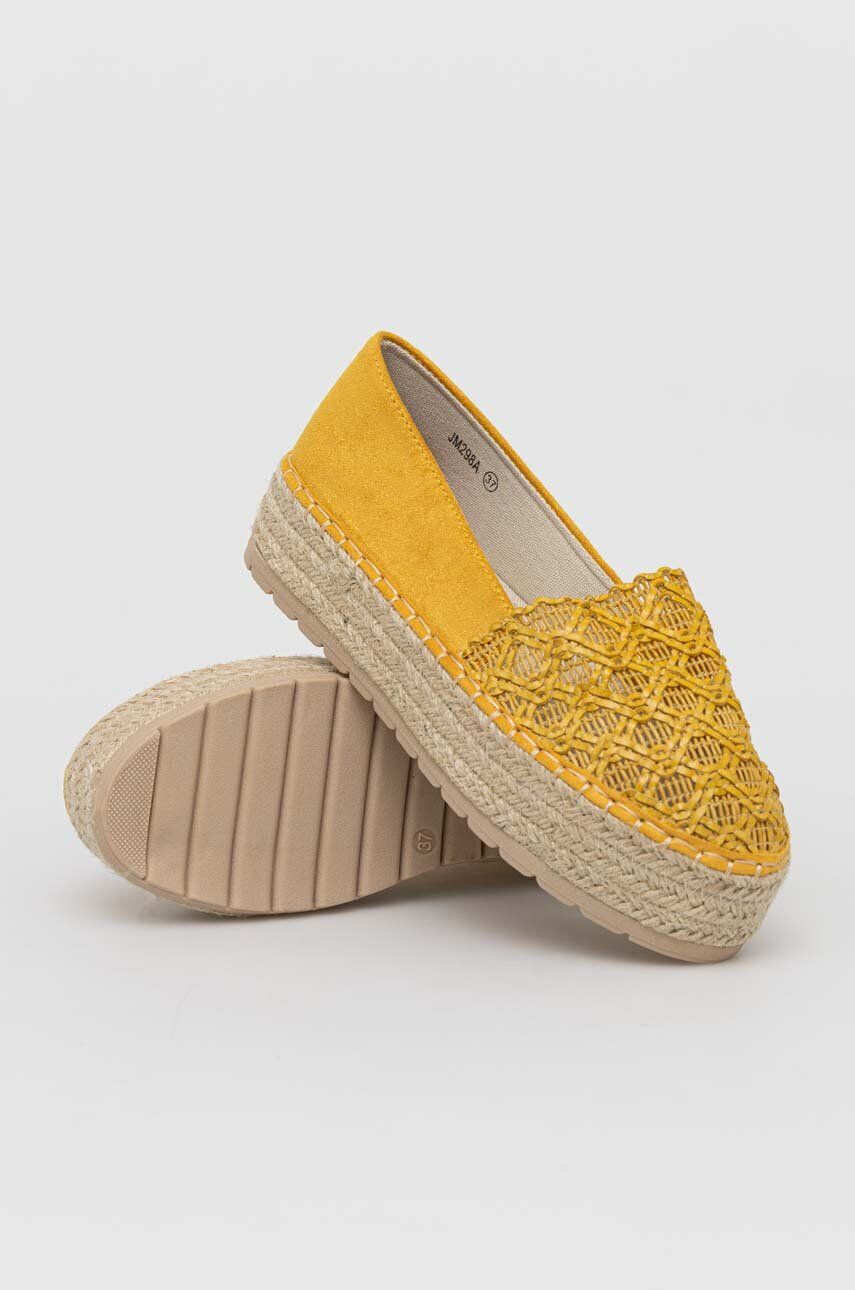 Answear Lab Espadrile rumena barva - Pepit.si