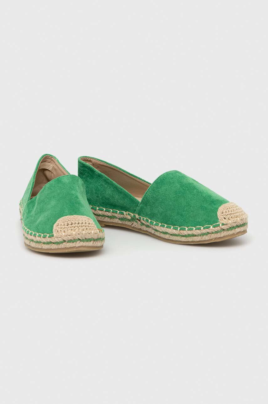 Answear Lab Espadrile zelena barva - Pepit.si