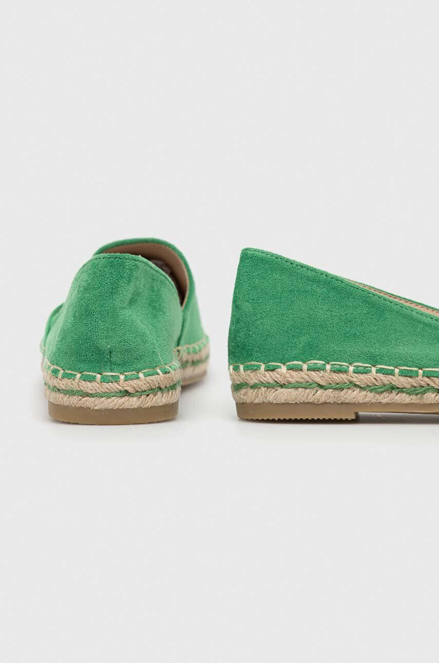 Answear Lab Espadrile zelena barva - Pepit.si