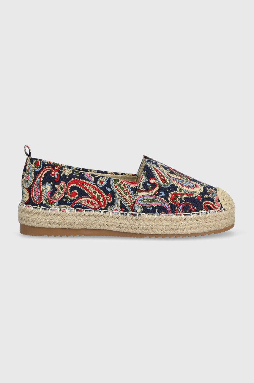 Answear Lab Espadrile mornarsko modra barva - Pepit.si