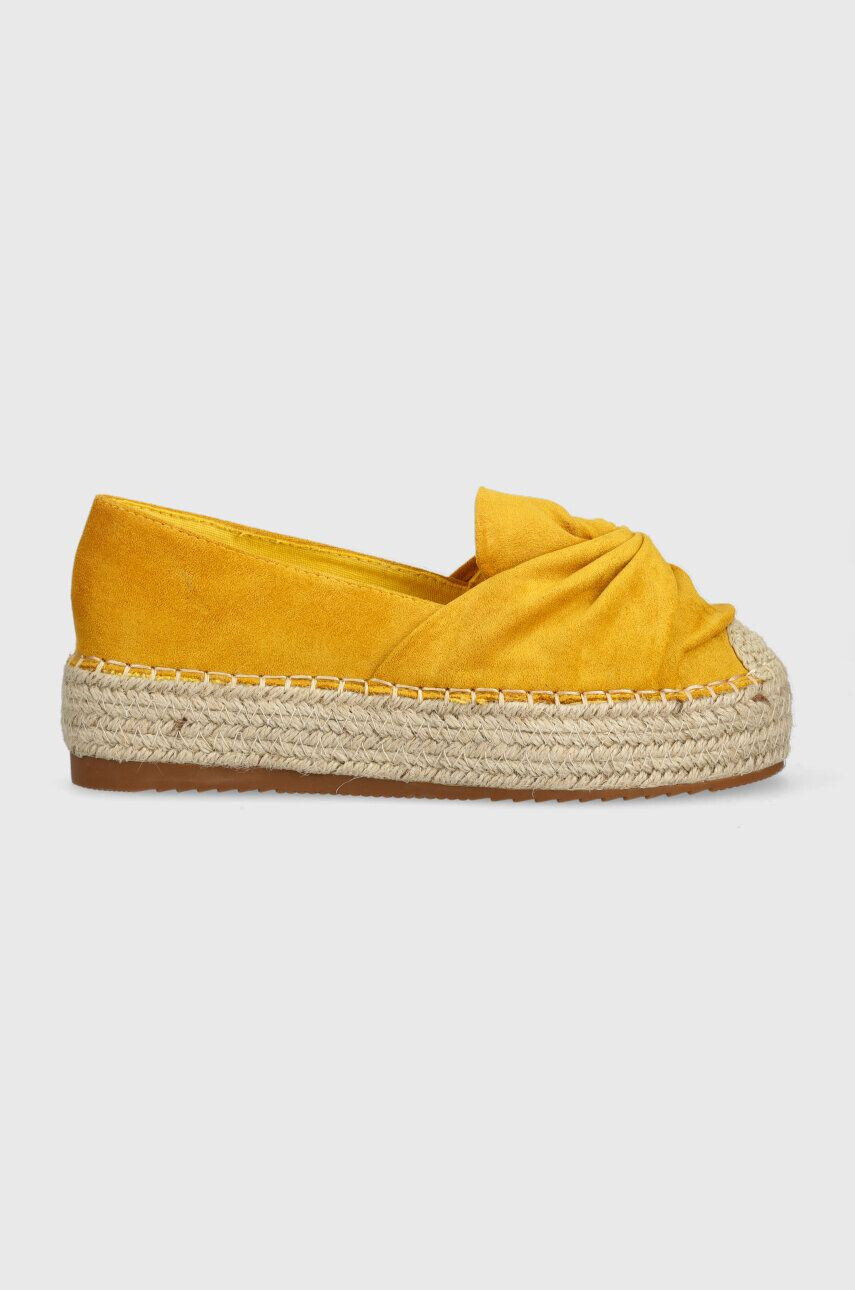 Answear Lab Espadrile rumena barva - Pepit.si