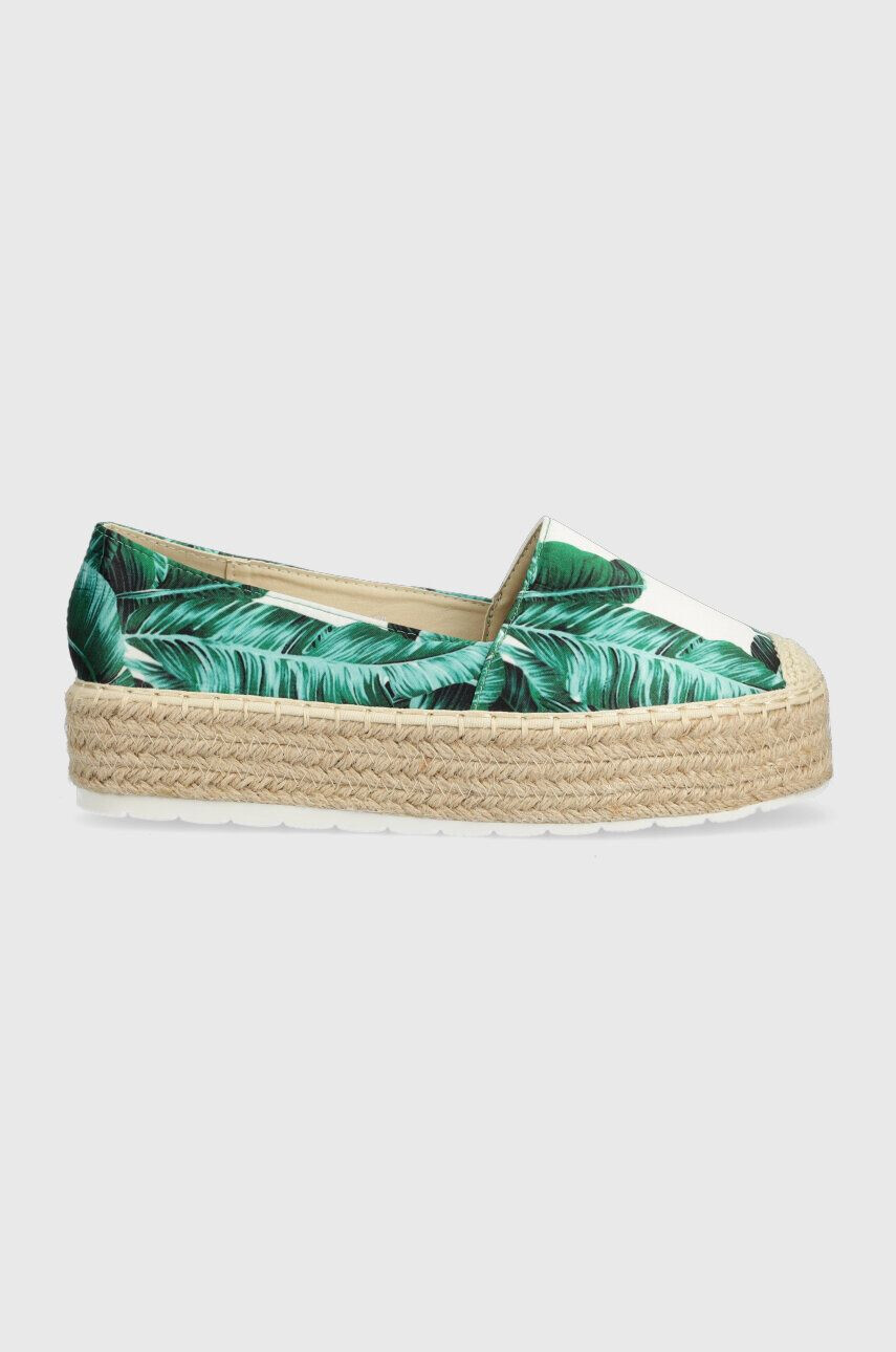 Answear Lab Espadrile zelena barva - Pepit.si