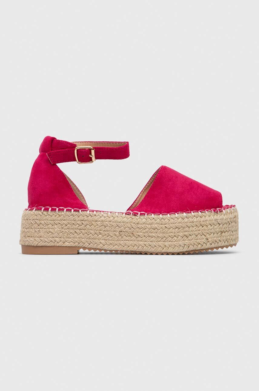 Answear Lab Espadrile roza barva - Pepit.si