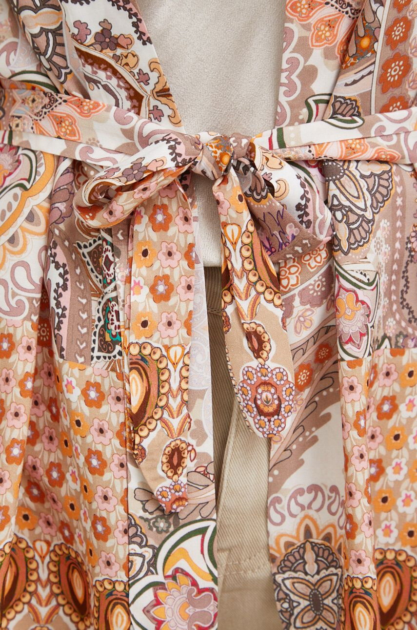 Answear Lab Kimono oranžna barva - Pepit.si