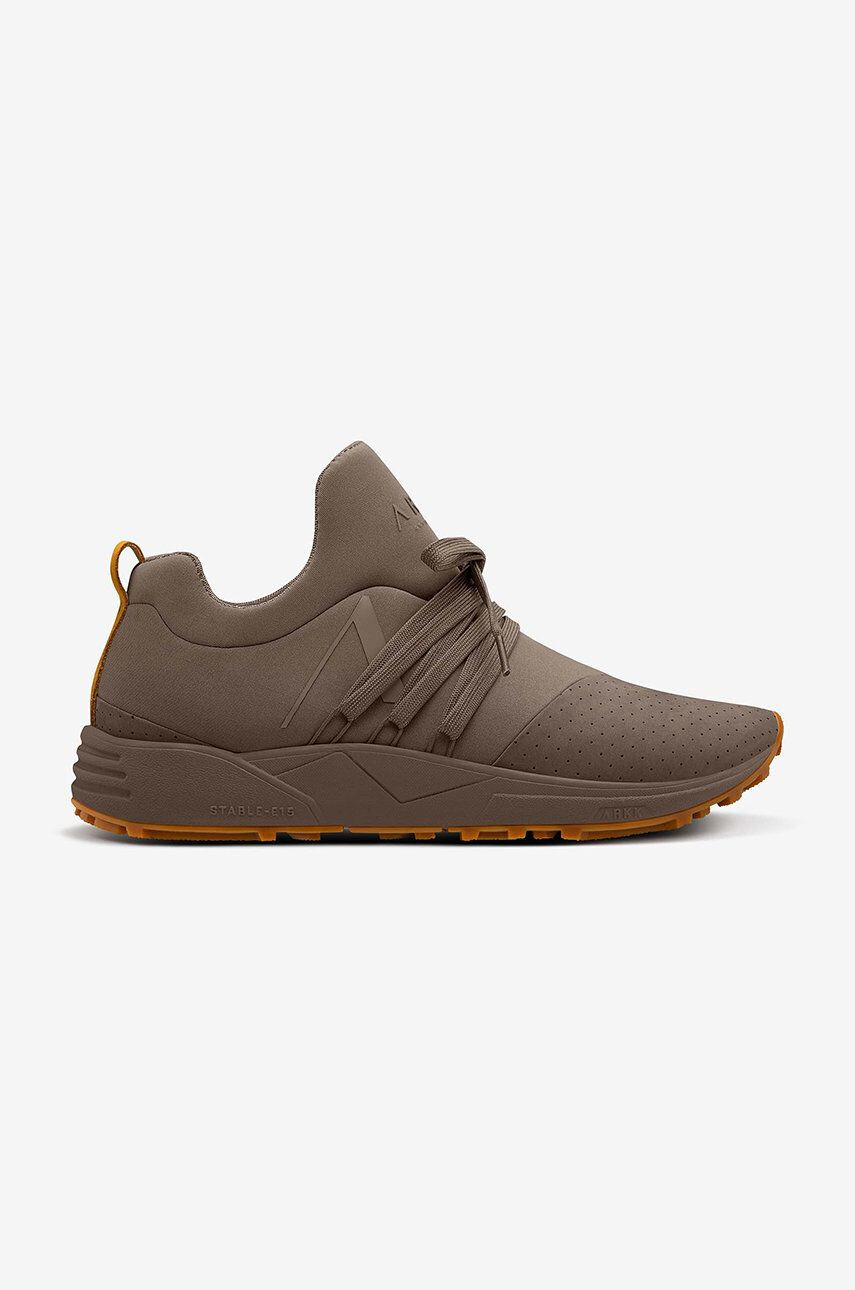 Arkk Copenhagen Superge Raven Nubuck S-E15 Vibram rjava barva - Pepit.si