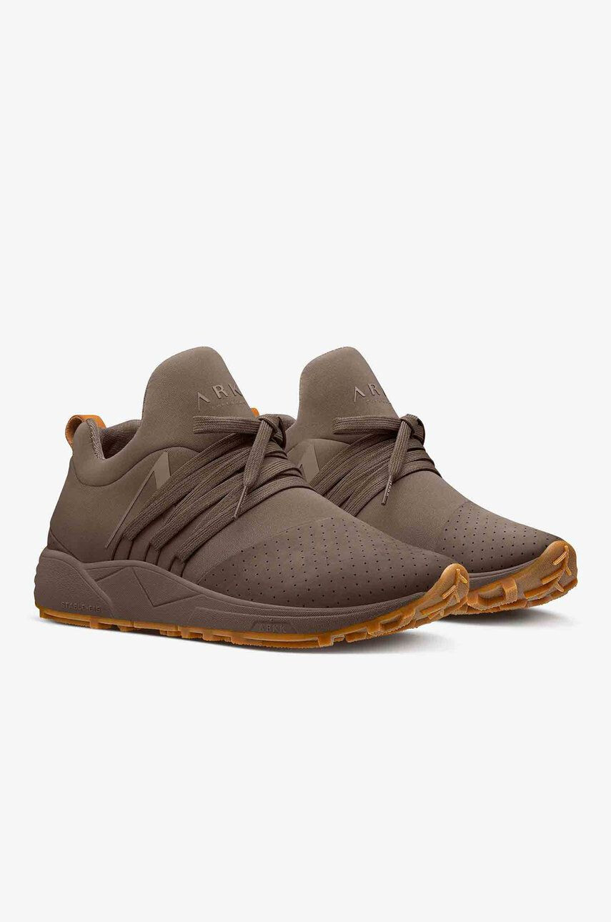 Arkk Copenhagen Superge Raven Nubuck S-E15 Vibram rjava barva - Pepit.si