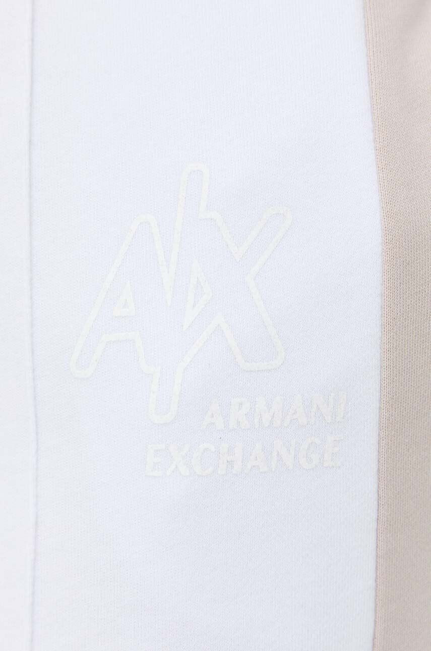 Armani Exchange Bombažen spodnji del trenirke črna barva - Pepit.si