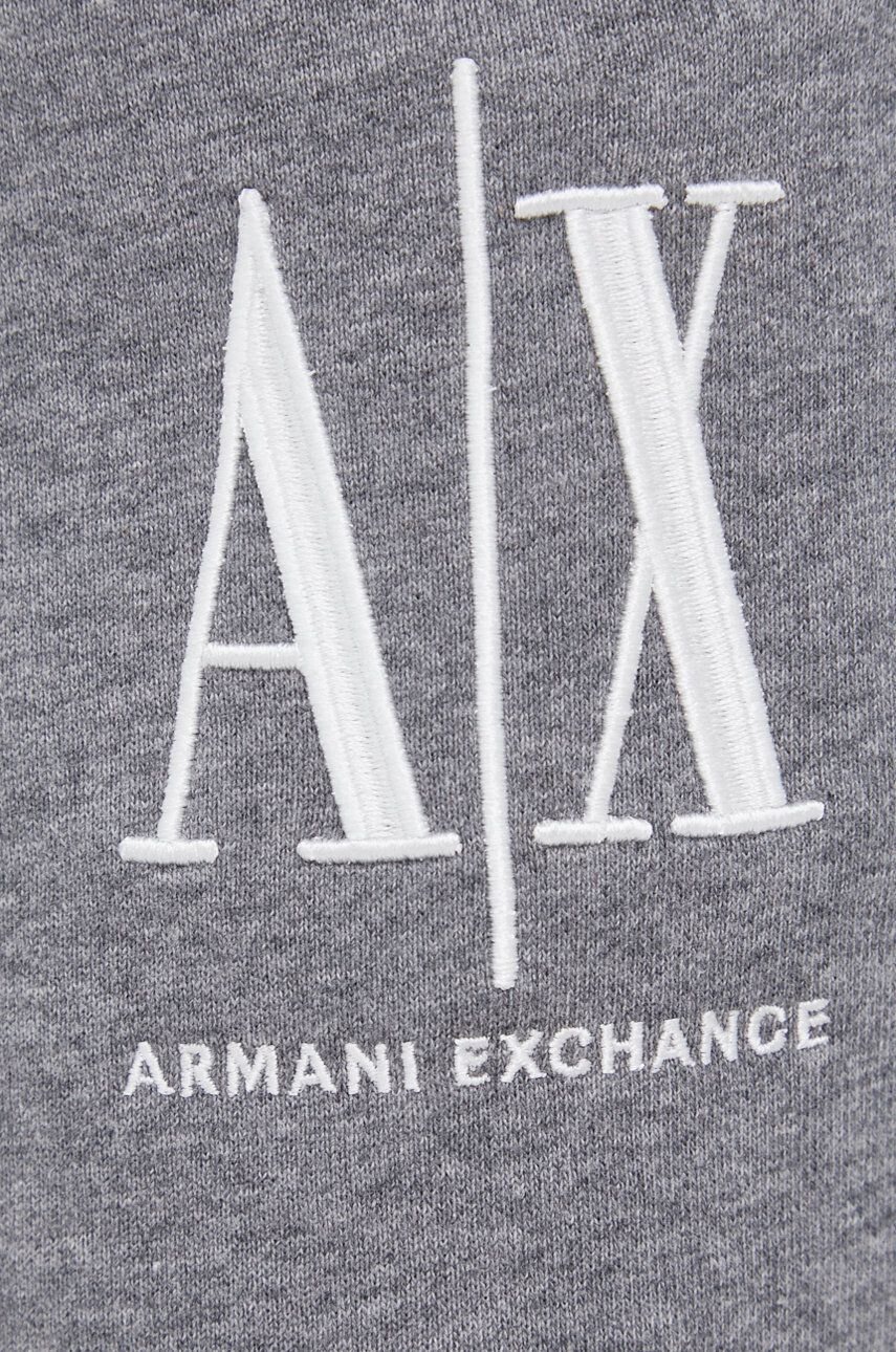 Armani Exchange Kratke hlače moški siva barva - Pepit.si