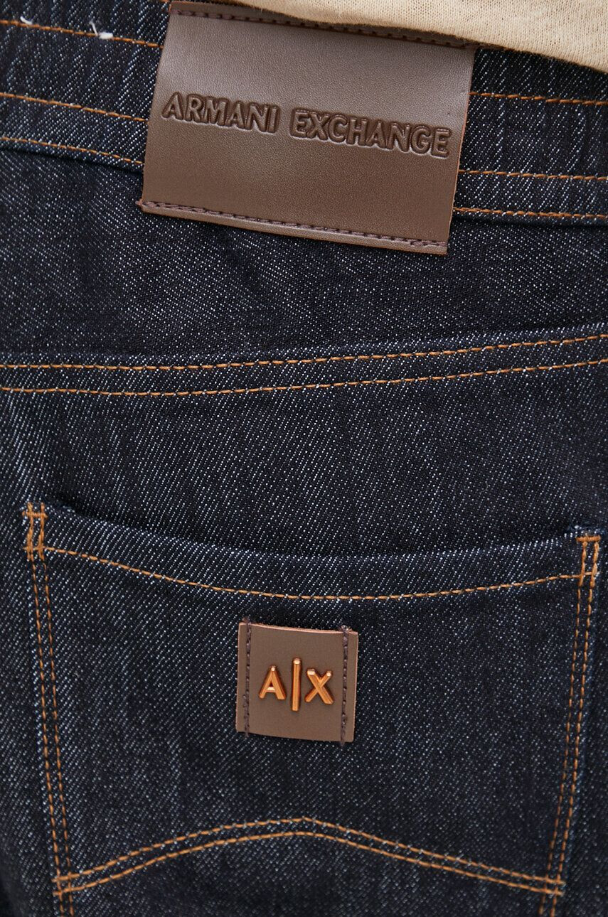 Armani Exchange Jeans kratke hlače moški mornarsko modra barva - Pepit.si