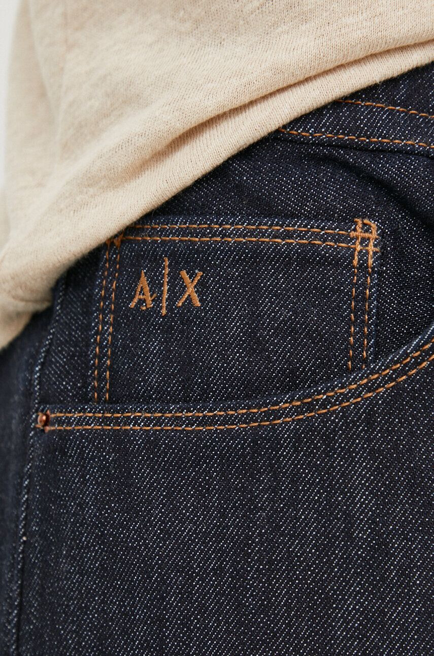 Armani Exchange Jeans kratke hlače moški mornarsko modra barva - Pepit.si