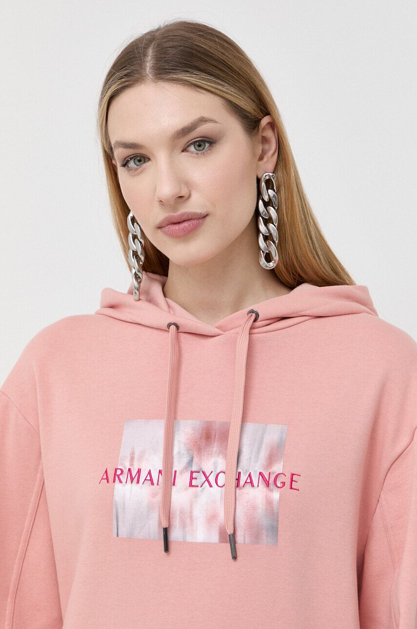 Armani Exchange Obleka oranžna barva - Pepit.si