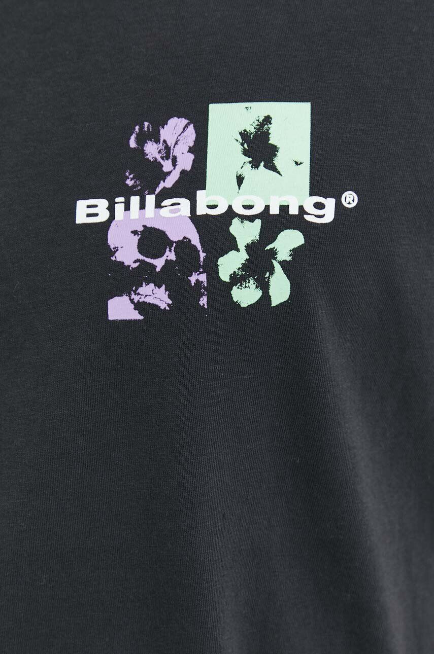 Billabong Bombažna kratka majica zelena barva - Pepit.si