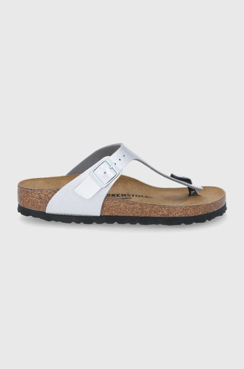 Birkenstock Japonke Gizeh ženske oranžna barva 1025599 - Pepit.si