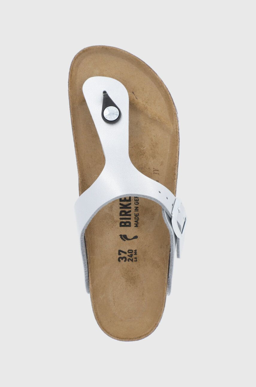 Birkenstock Japonke Gizeh ženske oranžna barva 1025599 - Pepit.si