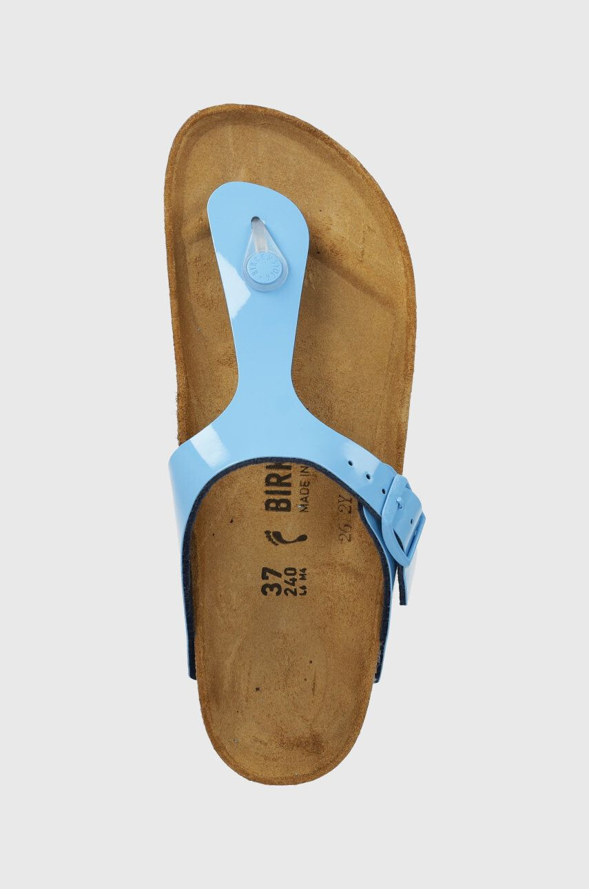 Birkenstock Japonke Gizeh ženske oranžna barva 1025560 - Pepit.si