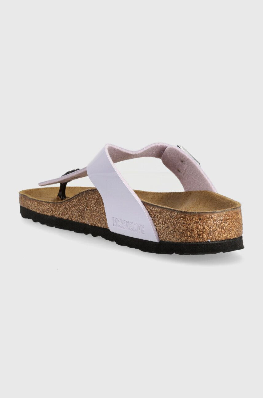 Birkenstock Japonke Gizeh ženske vijolična barva 1025369 - Pepit.si