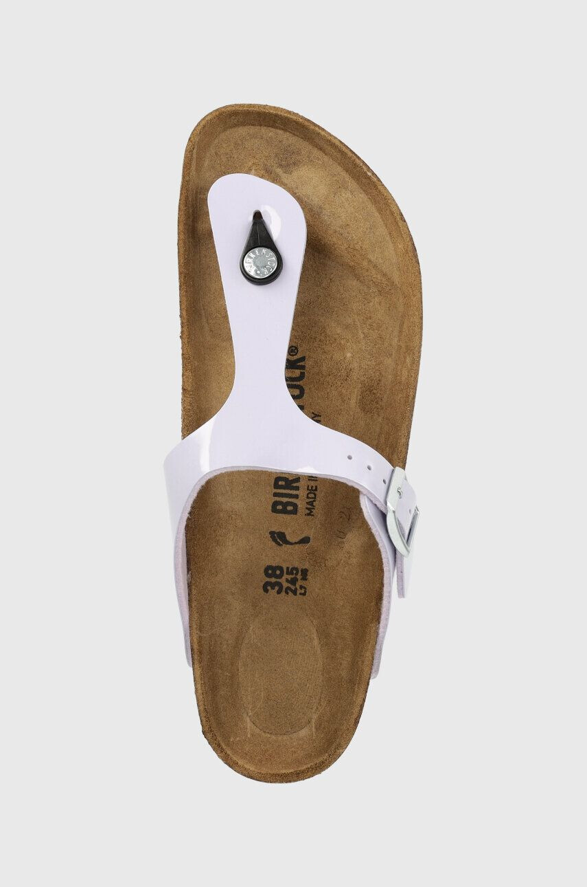 Birkenstock Japonke Gizeh ženske vijolična barva 1025369 - Pepit.si