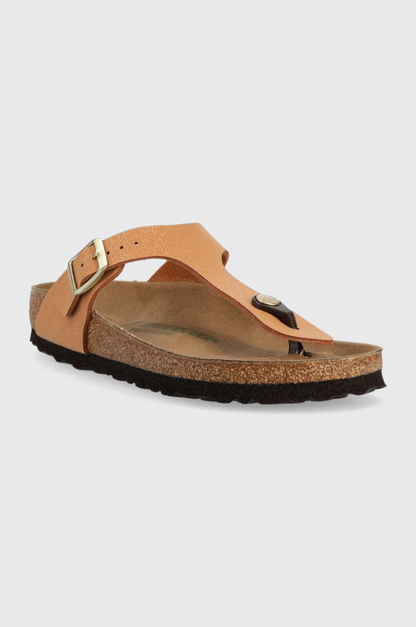 Birkenstock Japonke GIZEH BS ženske rjava barva - Pepit.si