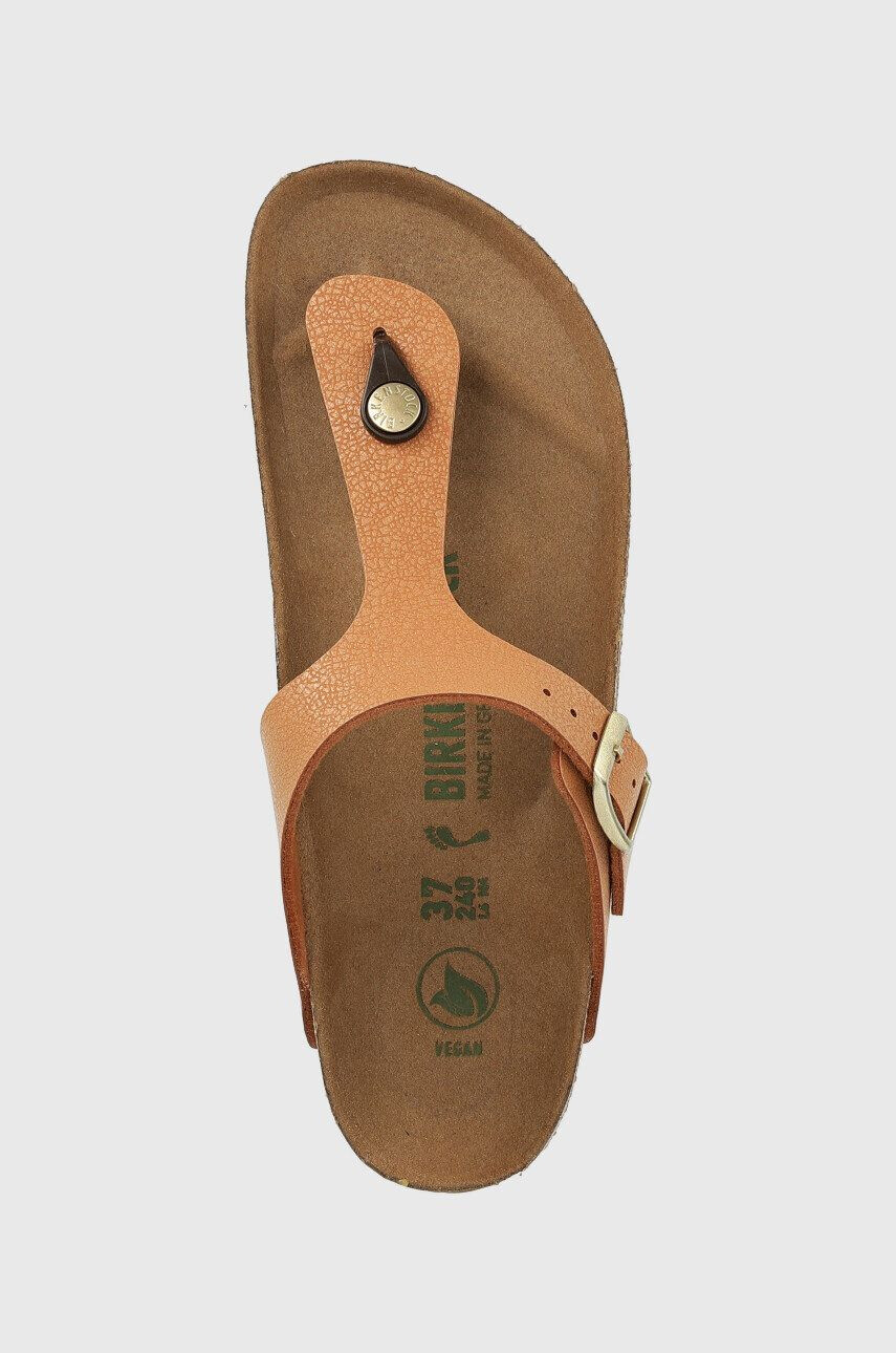 Birkenstock Japonke GIZEH BS ženske rjava barva - Pepit.si