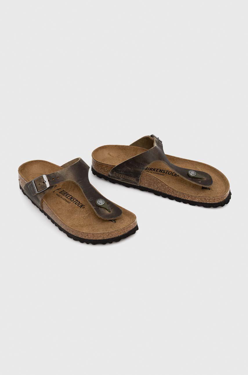 Birkenstock Japonke iz semiša GIZEH - Pepit.si