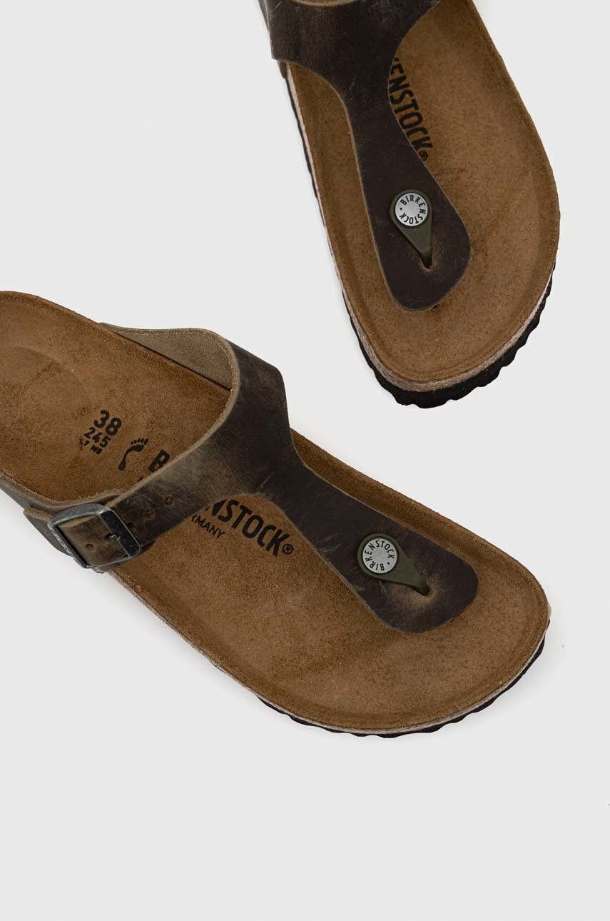 Birkenstock Japonke iz semiša GIZEH - Pepit.si