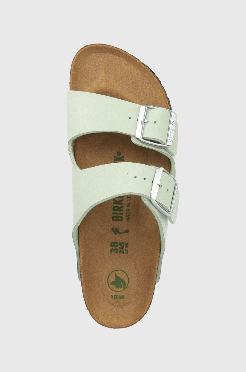 Birkenstock Natikači Arizona ženski zelena barva 1024092 - Pepit.si