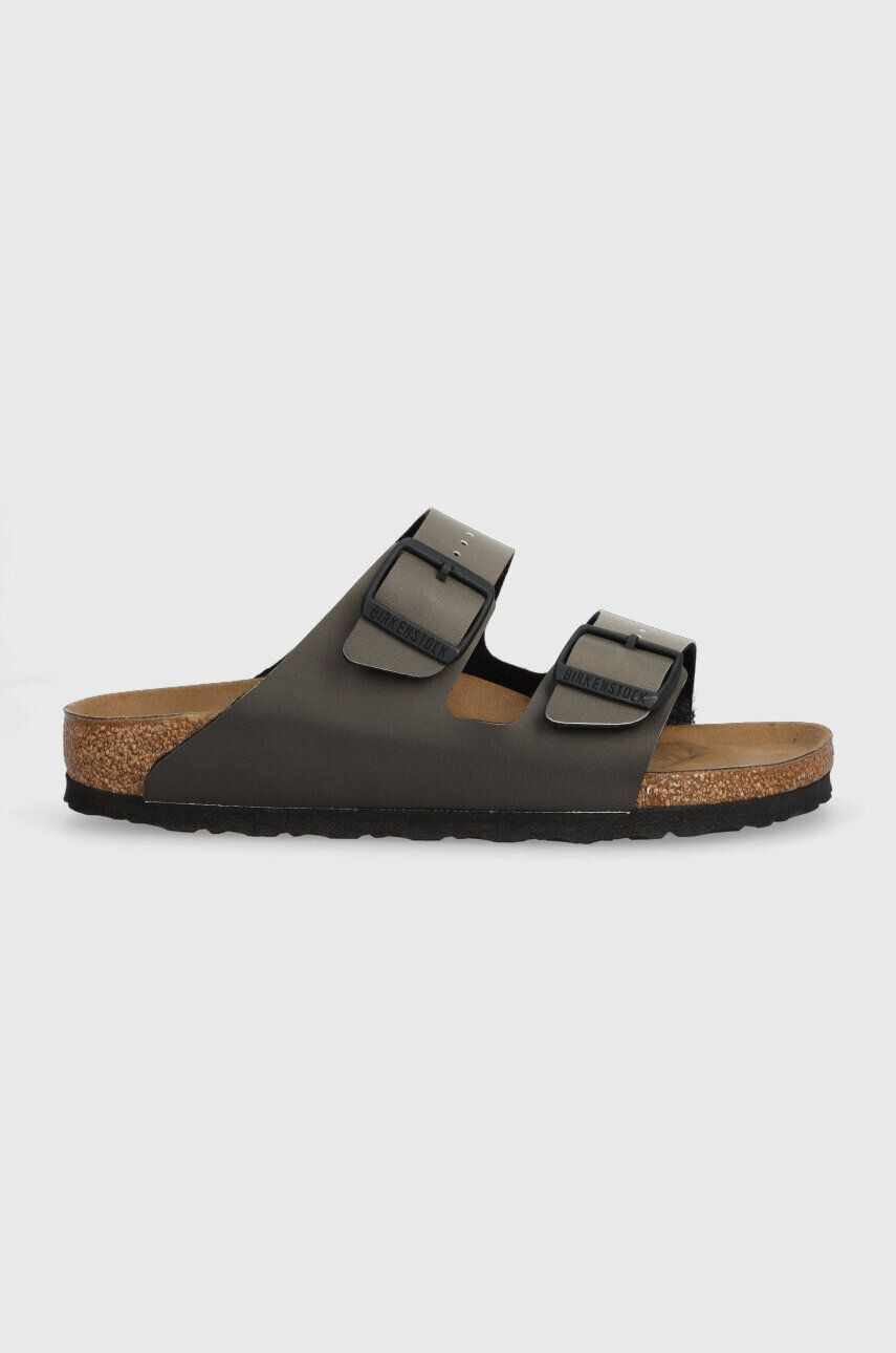 Birkenstock Natikači Arizona Ombre ženski siva barva 1025623 - Pepit.si