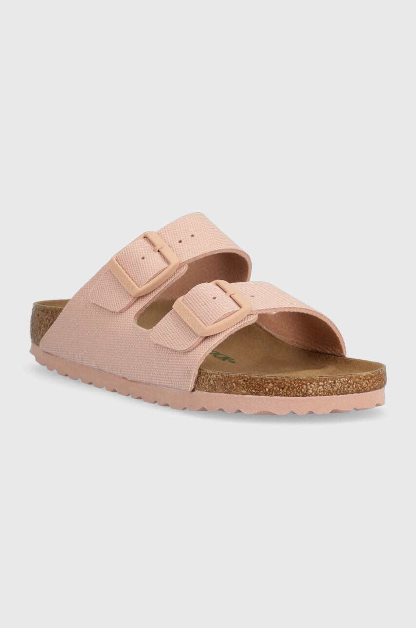 Birkenstock Natikači ARIZONA RIVET LOGO ženski roza barva 1021473 - Pepit.si