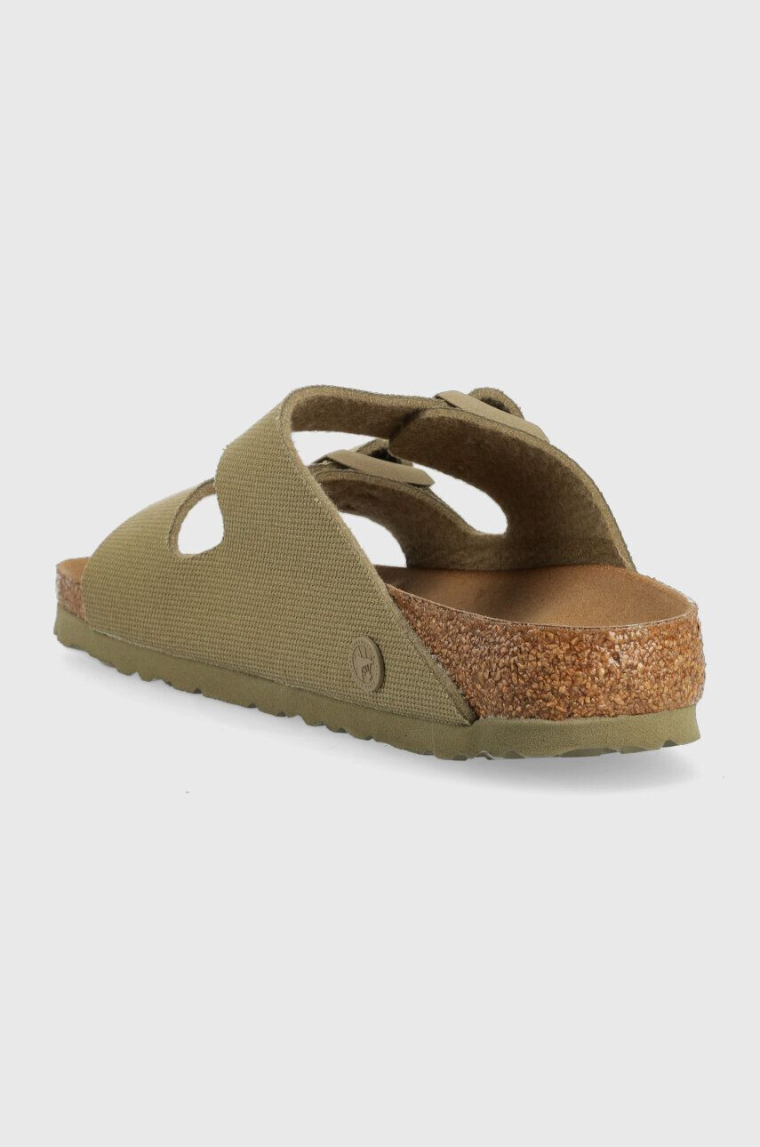 Birkenstock Natikači Arizona Rivet Logo ženski zelena barva 1024065 - Pepit.si