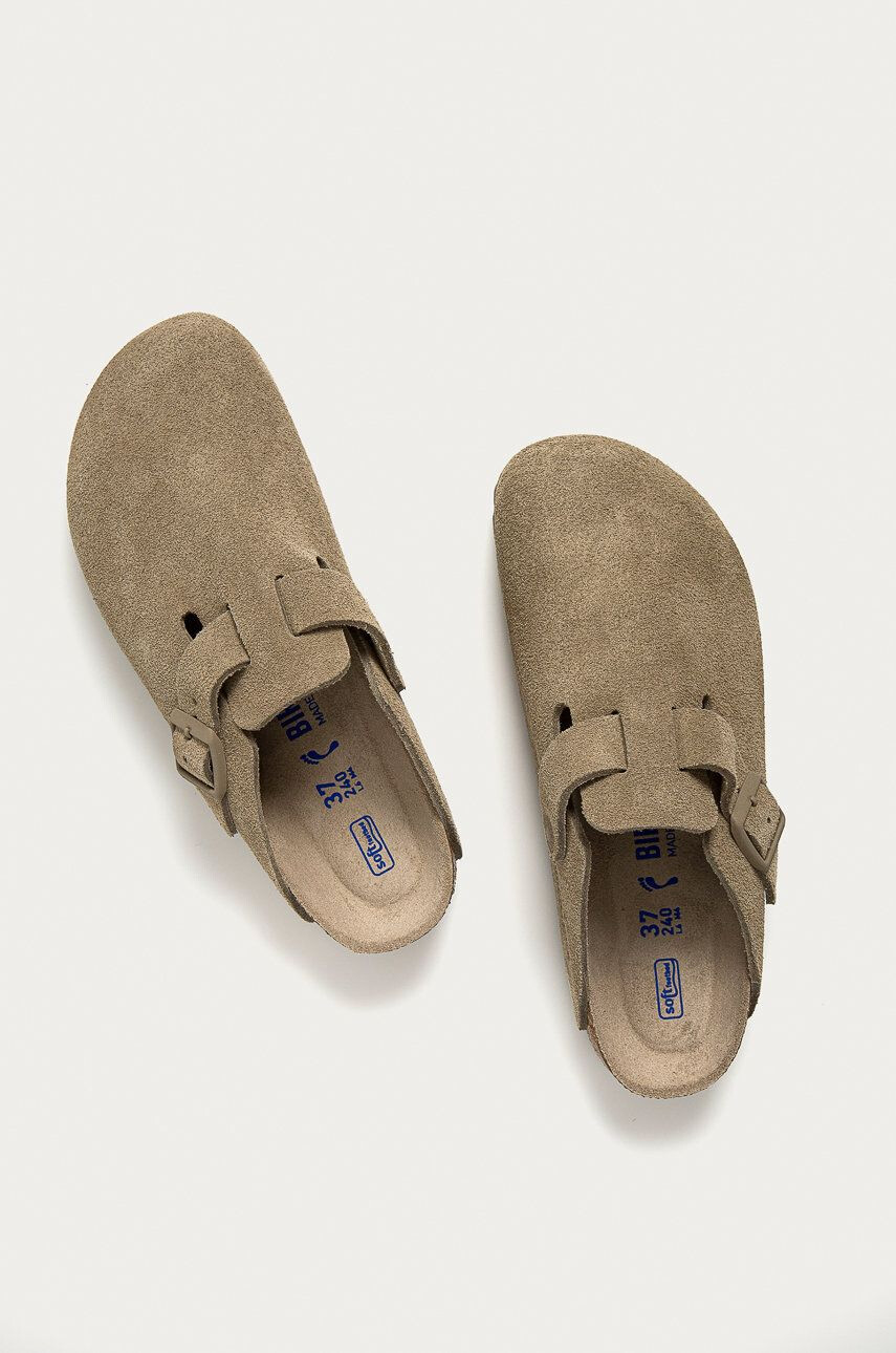 Birkenstock Natikači iz semiša žensko - Pepit.si