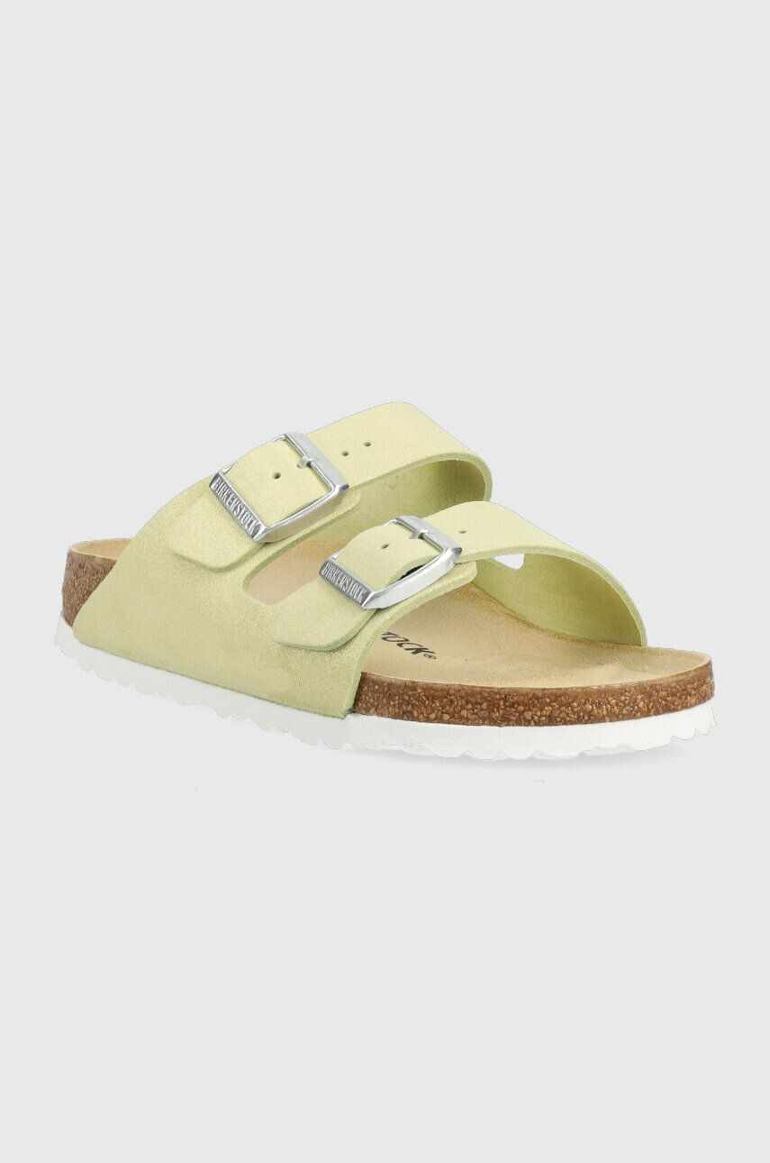 Birkenstock Natikači iz semiša Arizona BS ženski rumena barva 1024201 - Pepit.si