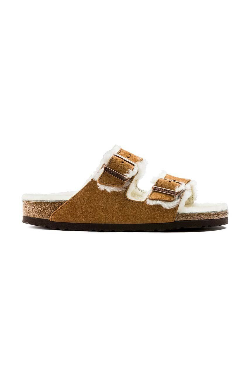 Birkenstock natikači iz semiša Arizona Shearling - Pepit.si