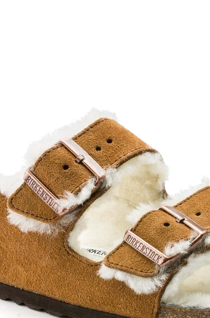 Birkenstock natikači iz semiša Arizona Shearling - Pepit.si