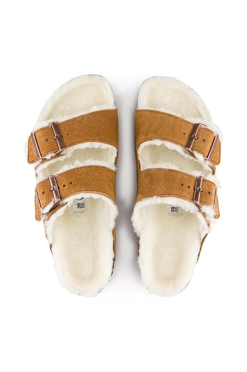 Birkenstock natikači iz semiša Arizona Shearling - Pepit.si