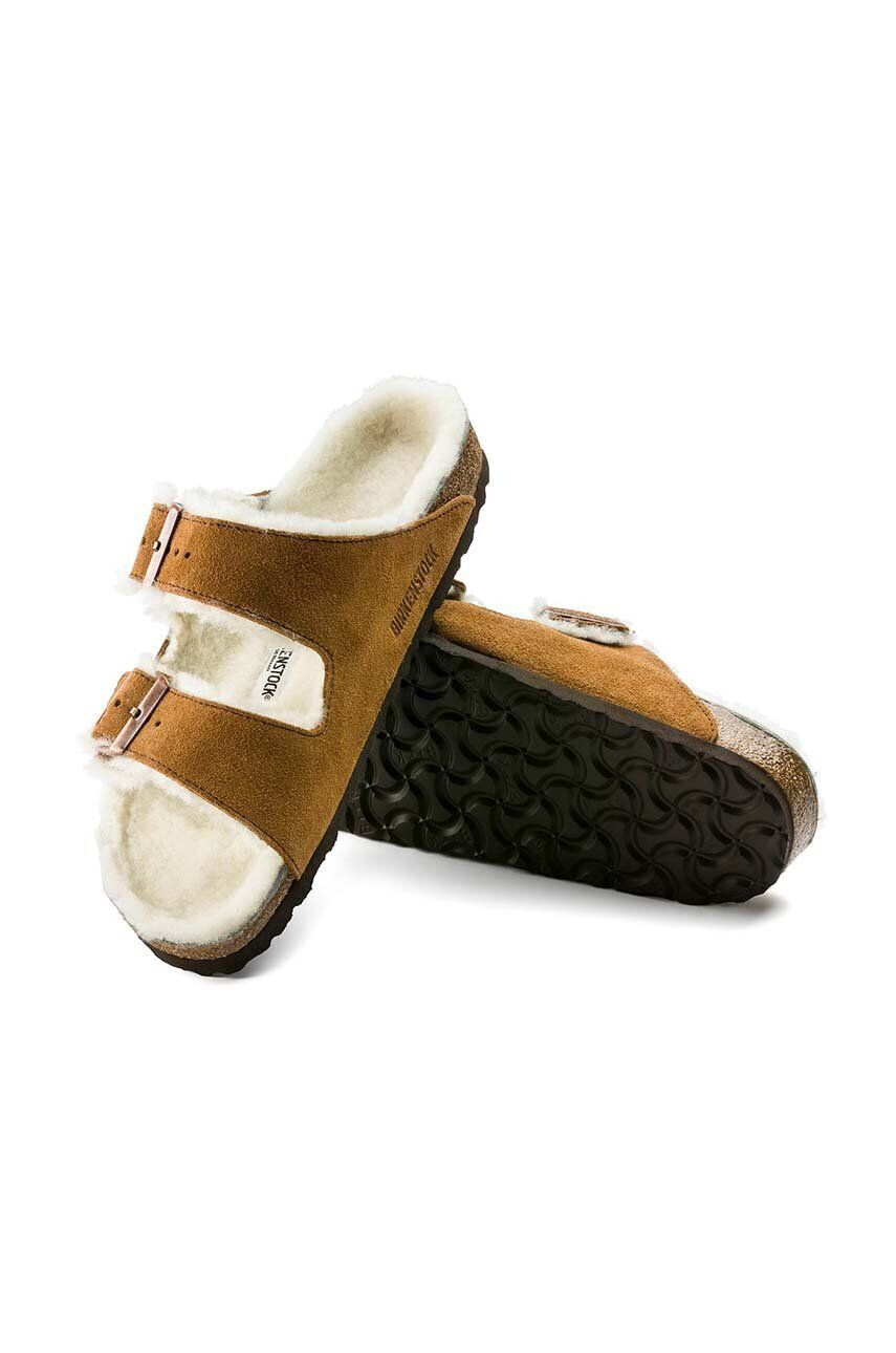 Birkenstock natikači iz semiša Arizona Shearling - Pepit.si