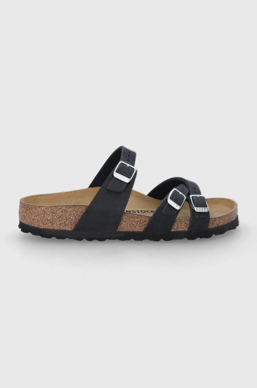 Birkenstock Natikači iz semiša Franca ženski - Pepit.si