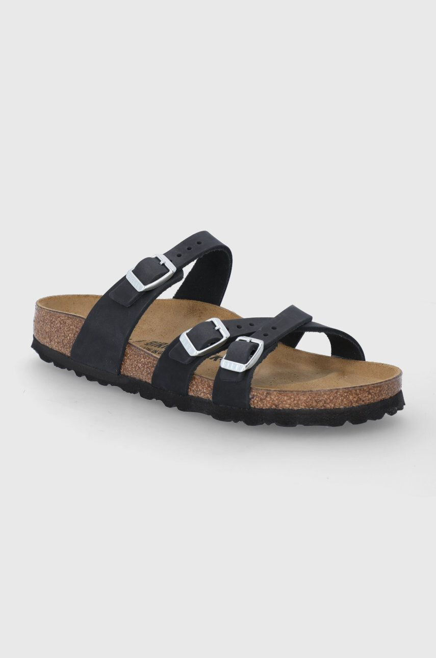 Birkenstock Natikači iz semiša Franca ženski - Pepit.si