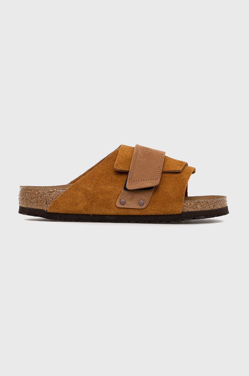 Birkenstock Natikači iz semiša Kyoto žensko - Pepit.si