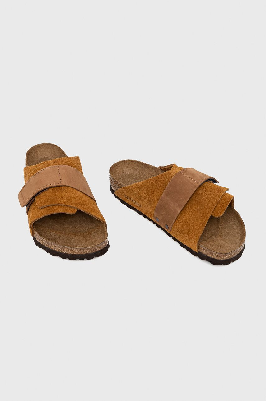 Birkenstock Natikači iz semiša Kyoto žensko - Pepit.si